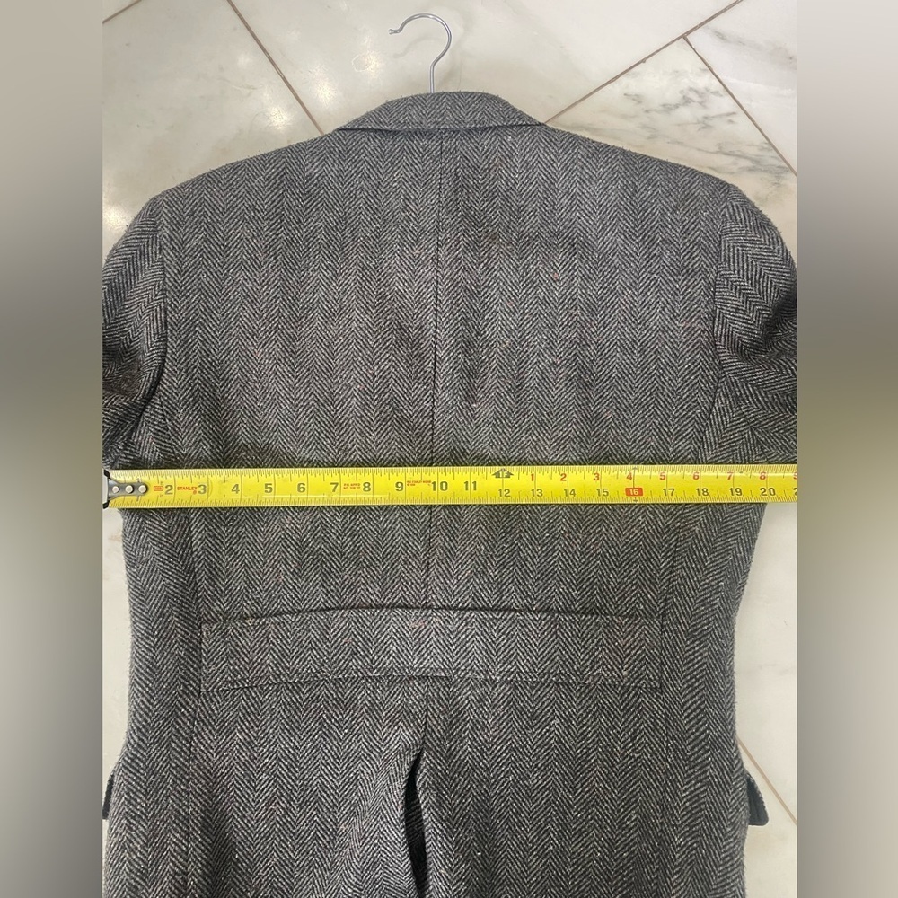 Vintage The Sovereign Men’s Suit Jacket Sport coat Blazer wool herringbone lined - Picture 7 of 12